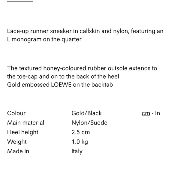 Loewe Tan and Black Women's Sneakers - Picture 5 of 12